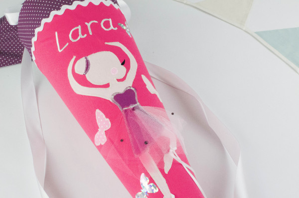 Schultüte Ballerina pink