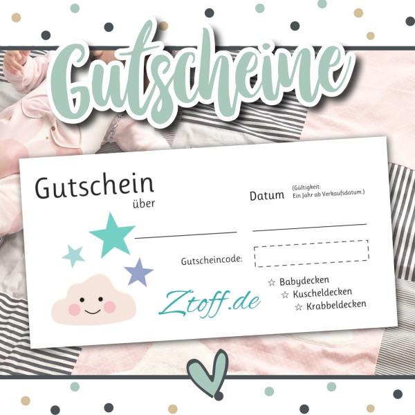 Geschenkgutschein als Klappkarte