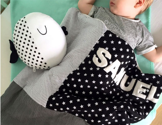 Babydecke mit Namen