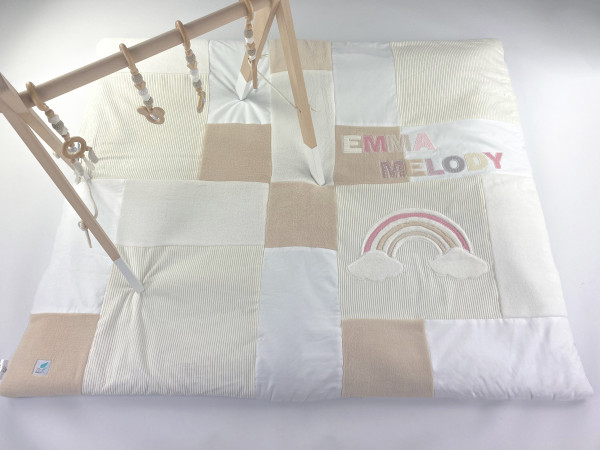 Krabbeldecke creme/ beige ab XL