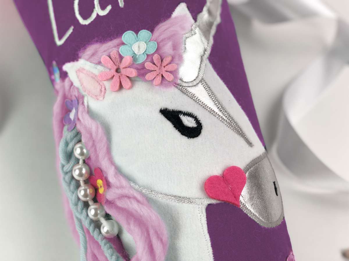 Striefchen® Einhorn Schlüsselband Personalisiert – Mit Namen, Für Kinder, Zur Einschulung Oder Geburtstag